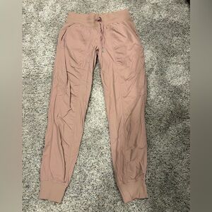 Lululemon dance studio mid rise jogger. Full length. Champagne color. Size 6.